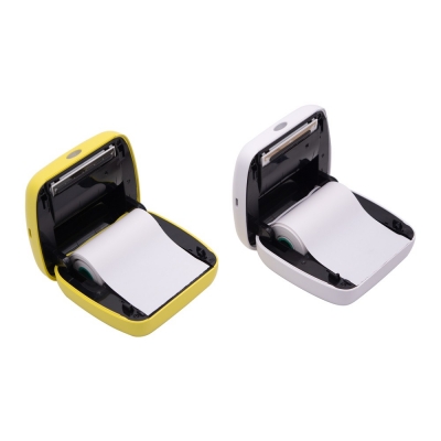 58mm mobile thermal label barcode stiker portabel mini foto saku bluetooth printer
