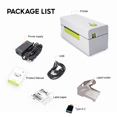 Printer Barcode Label Termal 4 Inci Untuk Ukuran A6